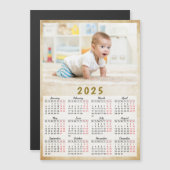 Aangepaste 2025 Kalender Koelkast Magneet Foto (Voorkant / Achterkant)