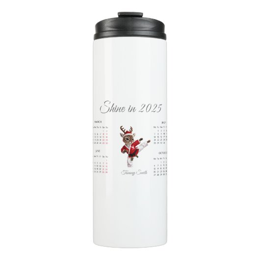 Aangepaste 2025 Kalender Koffie Mok (Voorkant)