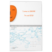 Aangepaste 2025 Nieuwjaar Grappige citaten Grappen Kalender (Mar 2027)