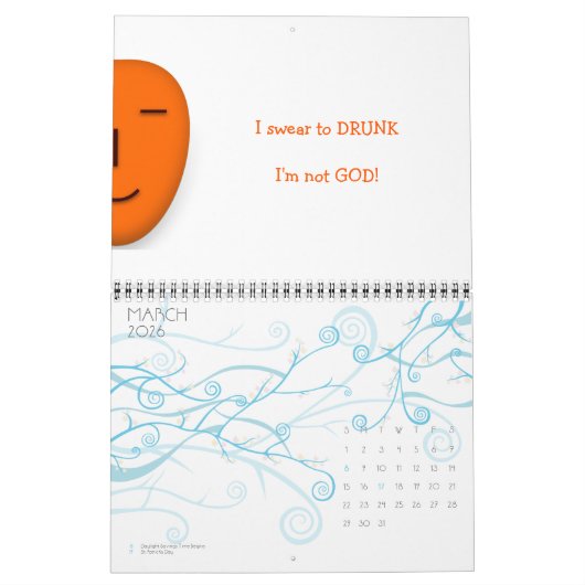 Aangepaste 2025 Nieuwjaar Grappige citaten Grappen Kalender (Mar 2026)