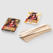 Aangepaste 2026 Grad Fan voor middelbare school en Handwaaier (Niet-gemonteerd)