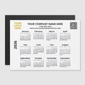 Aangepaste 2026 Logo QR Zakelijke Magnetische Kale (Voorkant / Achterkant)