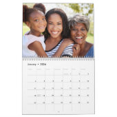 Aangepaste 2026 Simple Modern Script Family Foto Kalender (Jan 2026)