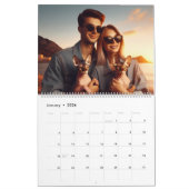 Aangepaste 2026 Sphynx katten huisdier familie fot Kalender (Jan 2026)