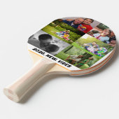Aangepaste 2026 vibes 6 foto collage tafeltennisbatje (Voorkant Gekanteld)