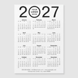 Aangepaste 2027 Magnetische Kalender Met Zakelijk 