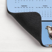 Aangepaste 2027 Osprey Natuur Bureaukalender Muismat (Hoek)