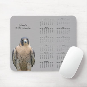 Aangepaste 2027 Slechtvalk Vlucht Kalender Muismat