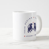 Aangepaste 20oz Jumbo Mok | Uw ontwerp uploaden XL (Voorkant rechts)