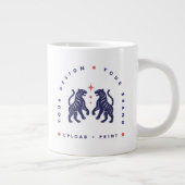 Aangepaste 20oz Jumbo Mok | Uw ontwerp uploaden XL (Rechts)