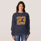 Aangepaste 23 Sport Sweatshirt - Nummer Print Jers (Voorkant volledig)