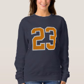 Aangepaste 23 Sport Sweatshirt - Nummer Print Jers (Voorkant)