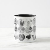 Aangepaste 24 foto's Moderne familie en foto's met Mok (Midden)