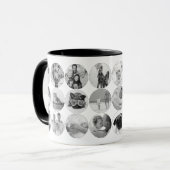 Aangepaste 24 foto's Moderne familie en foto's met Mok (Voorkant links)