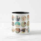 Aangepaste 24 foto's Moderne familie en foto's met Mok (Midden)