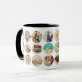 Aangepaste 24 foto's Moderne familie en foto's met Mok (Voorkant links)