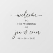 Aangepaste 24-inch Ronde-vensterbehuizing Raamsticker (Vel)