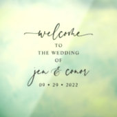 Aangepaste 24-inch Ronde-vensterbehuizing Raamsticker (Vel 3)