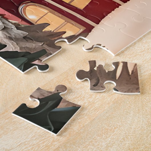 Aangepaste 252 stuk Winter Wonderland Holiday Fun Legpuzzel (Zijkant)