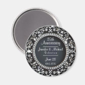 Aangepaste 25e Jubileum Magneet (Voorkant / Achterkant)