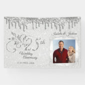 Aangepaste 25e Silver Jubileum Banner (Horizontaal)