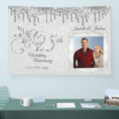 Aangepaste 25e Silver Jubileum Banner (Beurs)