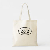 Aangepaste 26,2 marathon tote bag (Achterkant)
