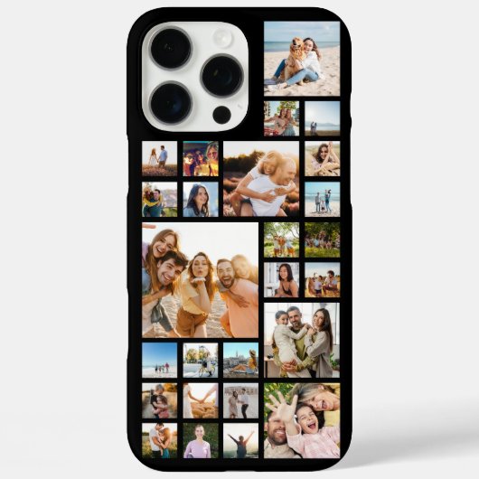 Aangepaste 26 fotocollage Case-Mate iPhone case (Achterkant)