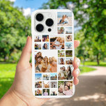 Aangepaste 26 fotocollage iPhone 16 pro max hoesje<br><div class="desc">Creëer uw eigen gepersonaliseerde iPhone-hoesje met 26 van uw favoriete afbeeldingen in een aangepast fotocollage-raster.</div>