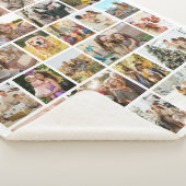 Aangepaste 28 foto collage sherpa deken (3/4)