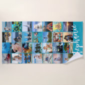 Aangepaste 28 fotokleuren voor aangepaste kleuren strandlaken (Voorkant)