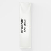 Aangepaste 2.5' x 10' Vinyl Spandoek (Verticaal)