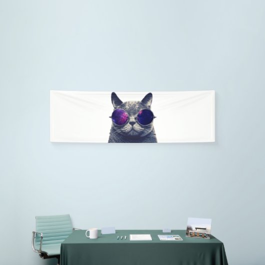 Aangepaste 2,5 x 8-inch banner (Beurs)