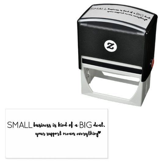 Aangepaste 2,9" x 1,4" stempel (In situ)