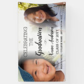 Aangepaste 2 Afstuderen voor Photo Collage Script Spandoek (Verticaal)