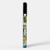 Aangepaste 2 familie foto & monogram Case-Mate iPhone case (Achterkant / Rechts)