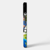 Aangepaste 2 familie foto & monogram Case-Mate iPhone case (Achterkant / Links)