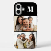 Aangepaste 2 Familie Foto & Persoonlijke Initialen Case-Mate iPhone Case (Achterkant)