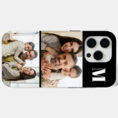 Aangepaste 2 Familie Foto & Persoonlijke Initialen Case-Mate iPhone Case (Achterkant (horizontaal))