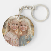 Aangepaste 2 foto Dubbelzijdige Acryl Sleutelhange Sleutelhanger (Achterkant)