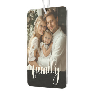 Aangepaste 2 Foto FAMILIE LOVE XO Luchtverfrisser