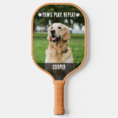 Aangepaste 2 Foto Huisdier Hond Pickleball Paddle (Voorkant)