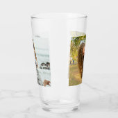 Aangepaste 2 foto moderne aandenken glas (Links)