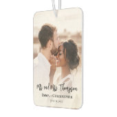 Aangepaste 2 foto-Passen getrouwd auto Luchtverfrisser (Links)