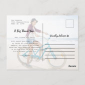 Aangepaste 2 foto penseelstreek gradatie dank je briefkaart (Achterkant)