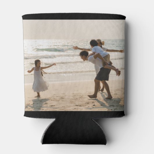 Aangepaste 2 foto-sjabloon met dubbelzijdige selec blikjeskoeler (Achterkant)