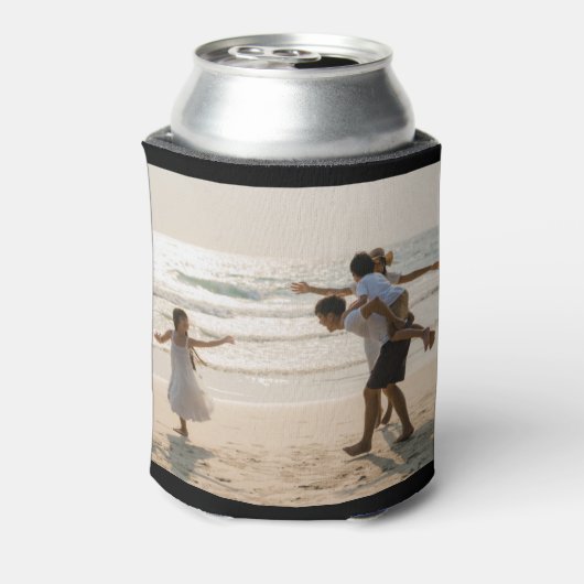 Aangepaste 2 foto-sjabloon met dubbelzijdige selec blikjeskoeler (Blikje Achterkant)