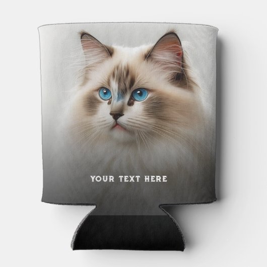 Aangepaste 2 foto-sjabloon met dubbelzijdige selec blikjeskoeler (Achterkant)