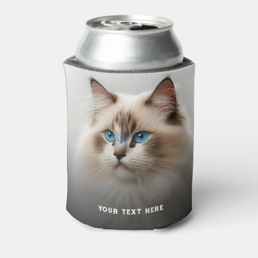 Aangepaste 2 foto-sjabloon met dubbelzijdige selec blikjeskoeler (Blikje Achterkant)