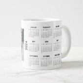 Aangepaste 2 fotocollage 2024 kalender grote koffiekop (Voorkant rechts)